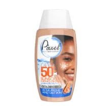 کرم ضدآفتاب رنگ بژ طلایی مناسب پوست جوشدار و چرب پیکسل