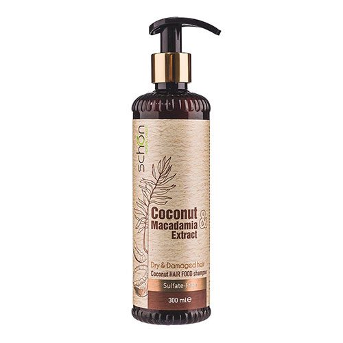 شامپو فاقد سولفات ماکادمیا و نارگیل شون|Shampoo Coconut Macadamia Schon شامپو فاقد سولفات ماکادمیا و نارگیل شون|Shampoo Coconut Macadamia Schon