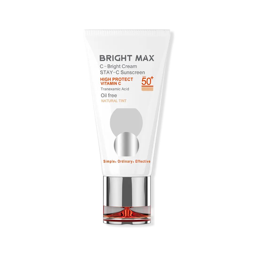 کرم ضد آفتاب رنگی ویتامین سی ث-برایت برایت مکس کرم ضد آفتاب رنگی ویتامین سی ث-برایت برایت مکس