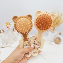 برس و شانه موخرسی آینه دار رنگ نود