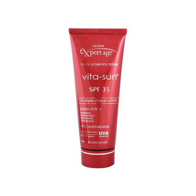 کرم ضد آفتاب آردن اکسپرت ایج مدل Vita-Sun Spf 35 مناسب پوست معمولی حجم 45 میلی لیتر – بی رنگ کرم ضد آفتاب آردن اکسپرت ایج مدل Vita-Sun Spf 35 مناسب پوست معمولی حجم 45 میلی لیتر – بی رنگ