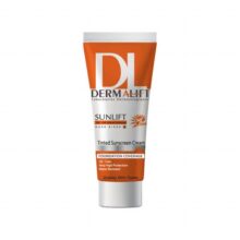 کرم ضد آفتاب SPF50 درمالیفت مناسب پوست چرب شماره 3 حجم 40 میلی لیتر – بژ تیره