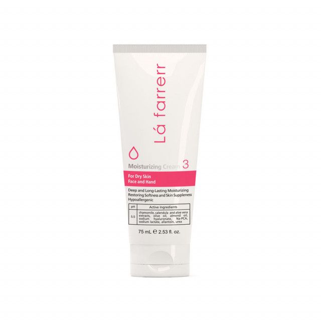 کرم مرطوب کننده دست و صورت لافارر کد 3 مناسب پوست های خشک حجم 75 میلی لیتر کرم مرطوب کننده دست و صورت لافارر کد 3 مناسب پوست های خشک حجم 75 میلی لیتر