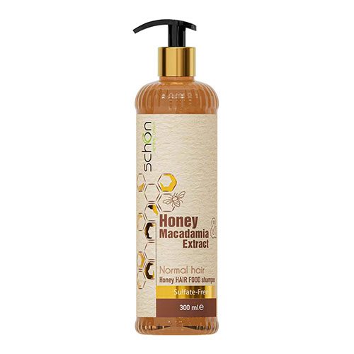 شامپو فاقد سولفات ماکادمیا و عسل شون|Shampoo Honey Macadamia Schon شامپو فاقد سولفات ماکادمیا و عسل شون|Shampoo Honey Macadamia Schon