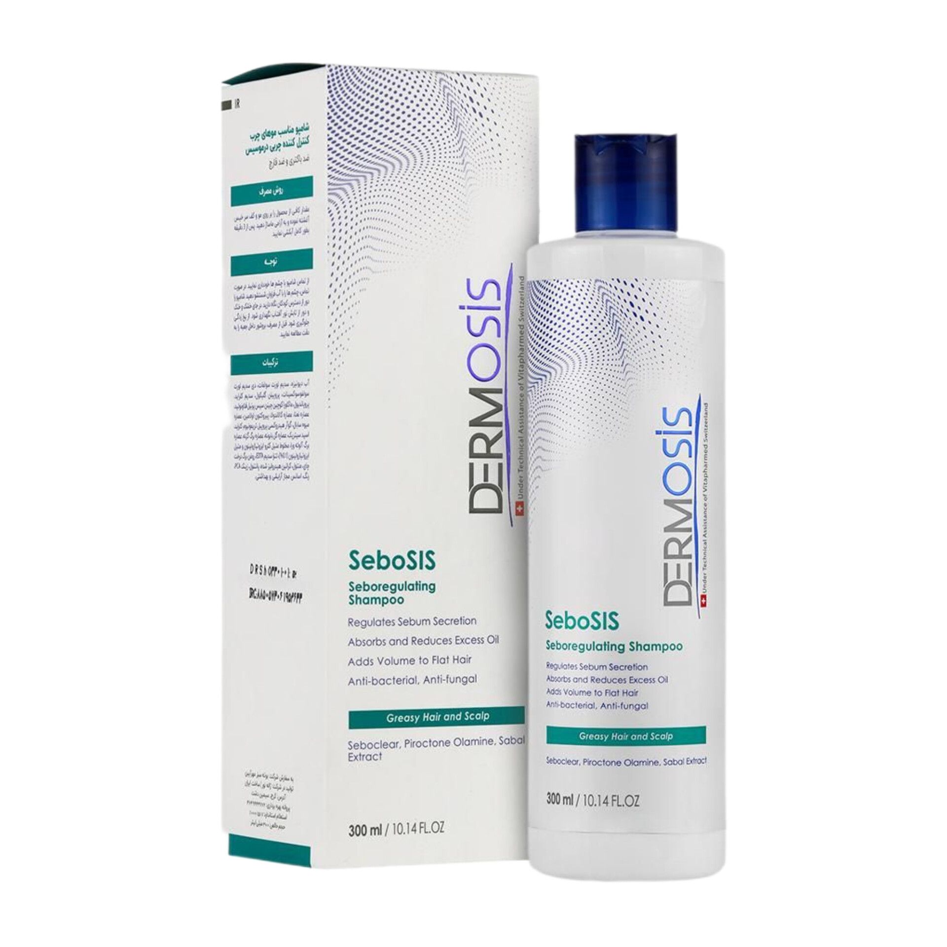 شامپو کنترل کننده چربی سبوسیس درموسیس 300میلی لیتر شامپو کنترل کننده چربی سبوسیس درموسیس 300میلی لیتر