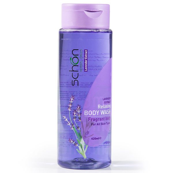 شامپو بدن اسطوخودوس شون 420 میل|Schon Lavender Body Wash 420Ml شامپو بدن اسطوخودوس شون 420 میل|Schon Lavender Body Wash 420Ml