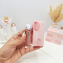 لیپ گلاس طرح کره ای سنگی  برند GEGE BEAR کارتن صورتی کد 5500