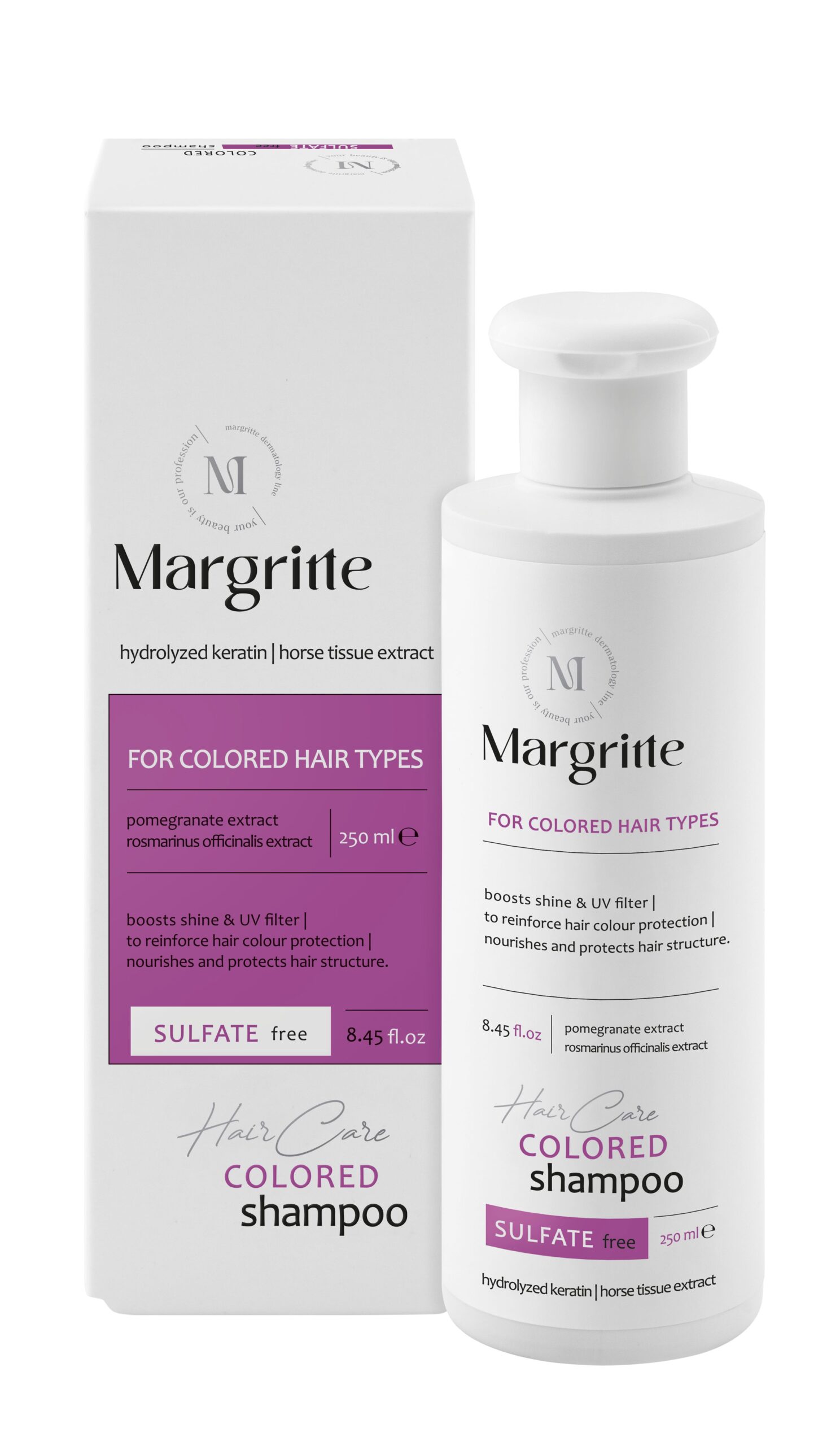 شامپو موهای رنگ شده حجم 250 میلی لیتر Sulfat Free مارگریت شامپو موهای رنگ شده حجم 250 میلی لیتر Sulfat Free مارگریت
