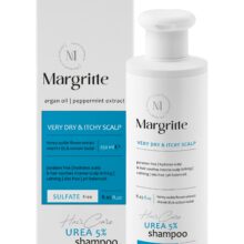 شامپو اوره 5 % (پوست و موی سر بسیار خشک و دارای خارش) حجم 250 میلی لیتر Sulfat Free مارگریت