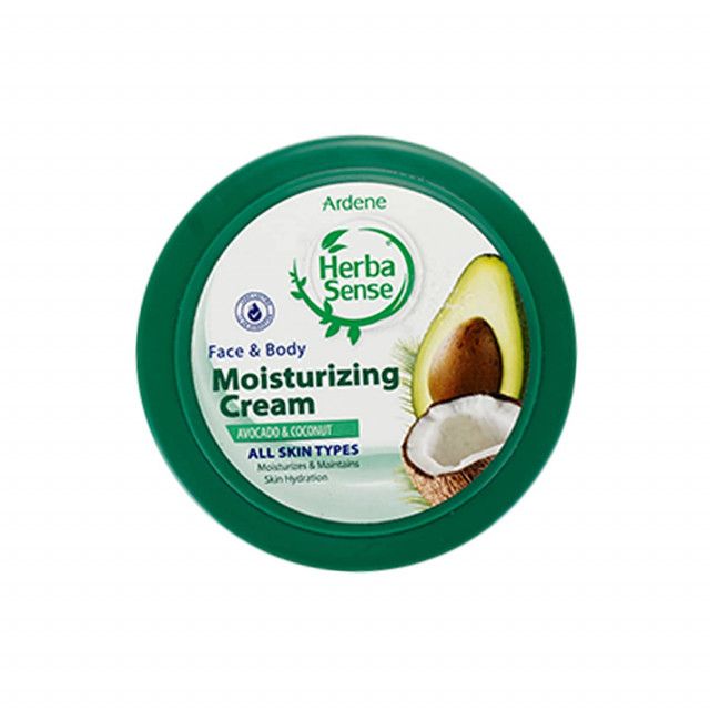 کرم مرطوب کننده آردن سری Herba Sense با رایحه نارگیل و آووکادو وزن 150 گرم کرم مرطوب کننده آردن سری Herba Sense با رایحه نارگیل و آووکادو وزن 150 گرم